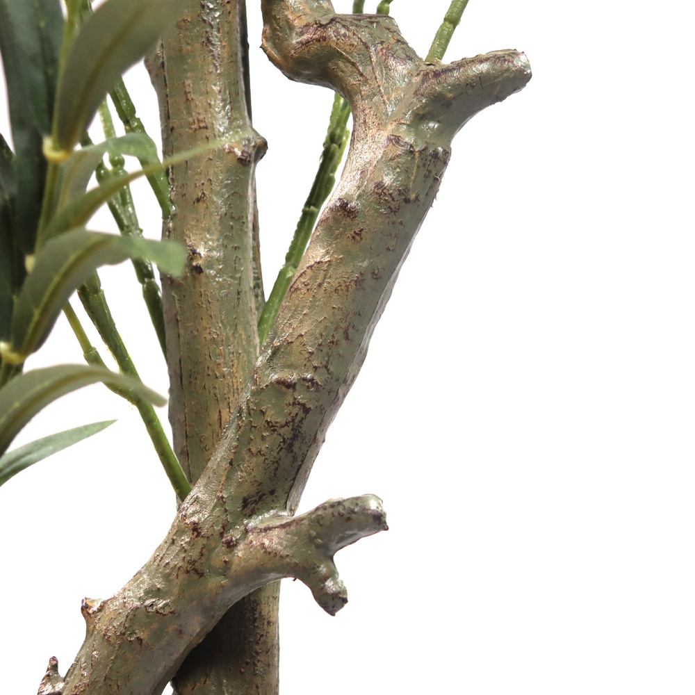 B-Ware Hjh Office Kunstpflanze Kunstbaum Olive I 172 Cm Grün Pflanze Dekopflanze Deko