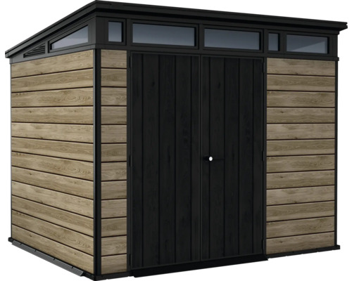 B-Ware Keter Gartenhaus Hütte Häuschen Schuppen Shed Signature Ashwood 279x218cm - 7290112639004