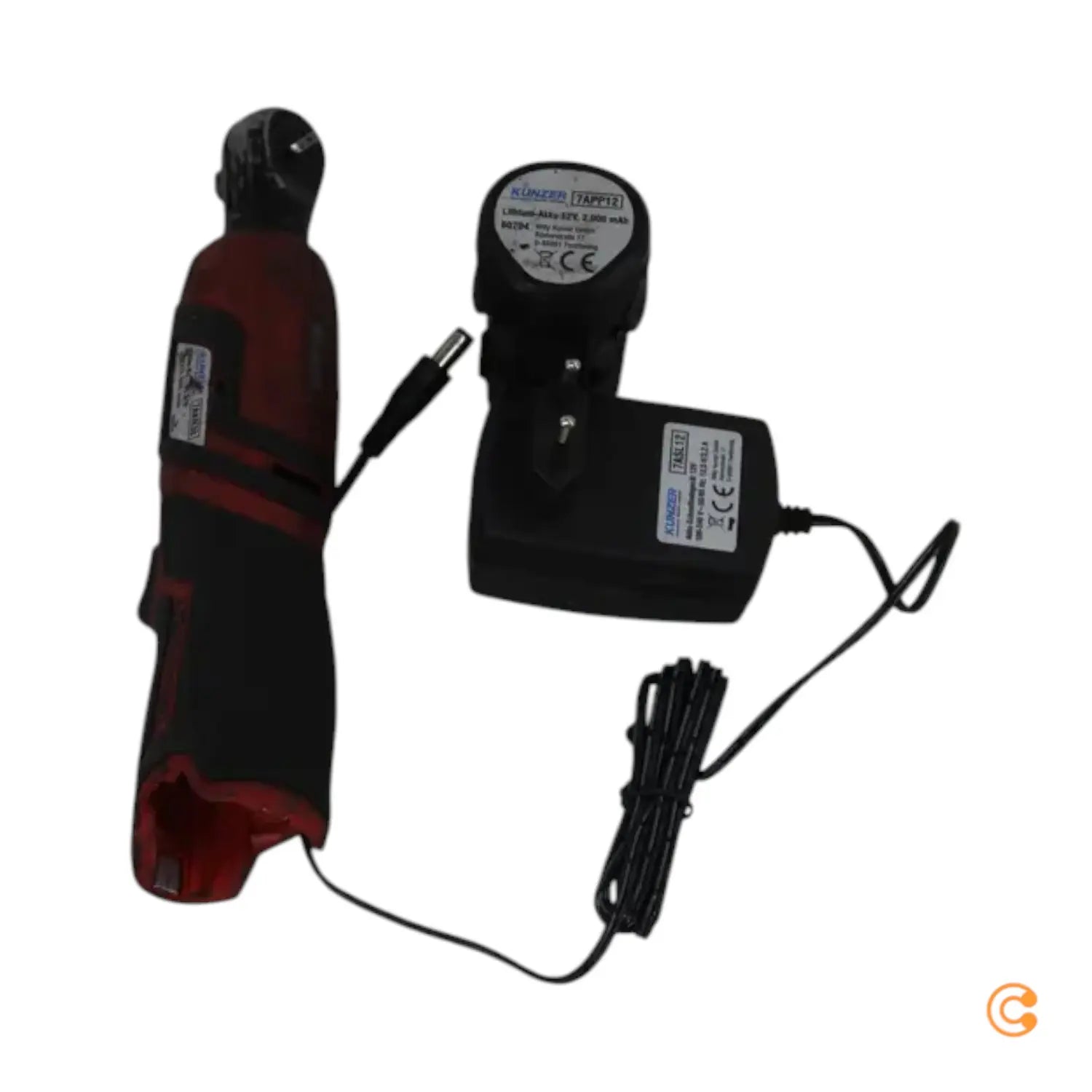 C-Ware Kunzer Akku Ratschenschrauber Schraubendreher Li Ion Akku 12 V Siehe Text/Foto - 4260625441688