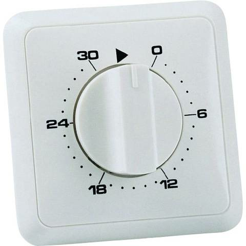Wallair Unterputz Timer Timer Analog Tages Programm 30 Min 3680 W Ip20 2polig B-Ware