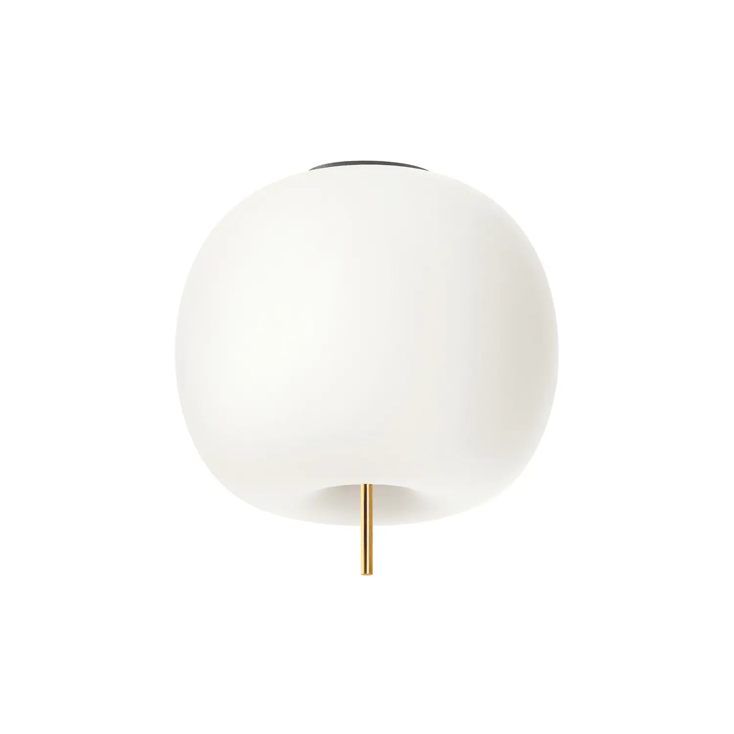 B-Ware Kdln Leuchten Kushi 33 Wandleuchte/ Deckenleuchte Opal/Detail Messing Glänzend/H - 8015086002680