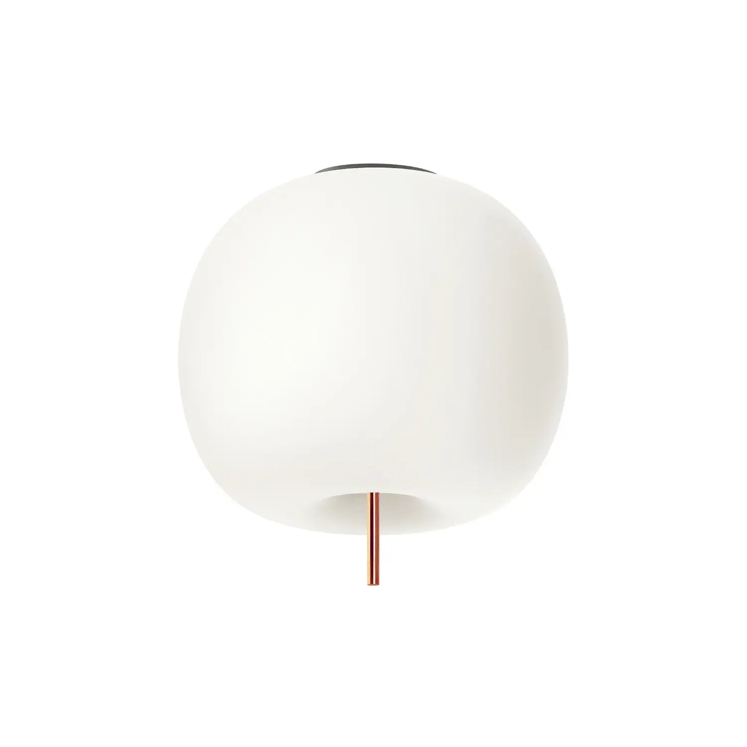 B-Ware Kdln Deckenleuchte Deckenlampe Kushi 33 Opal Weiß Kupfer Dimmbar Glas ø 33 Cm - 8015086002697