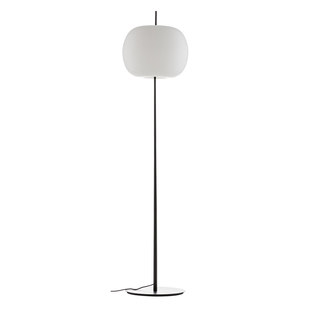 Kundalini Stehleuchte Lampe schwarz Kushi XL 185 cm Dimmer Designerlicht Leuc287 - 8015086003410