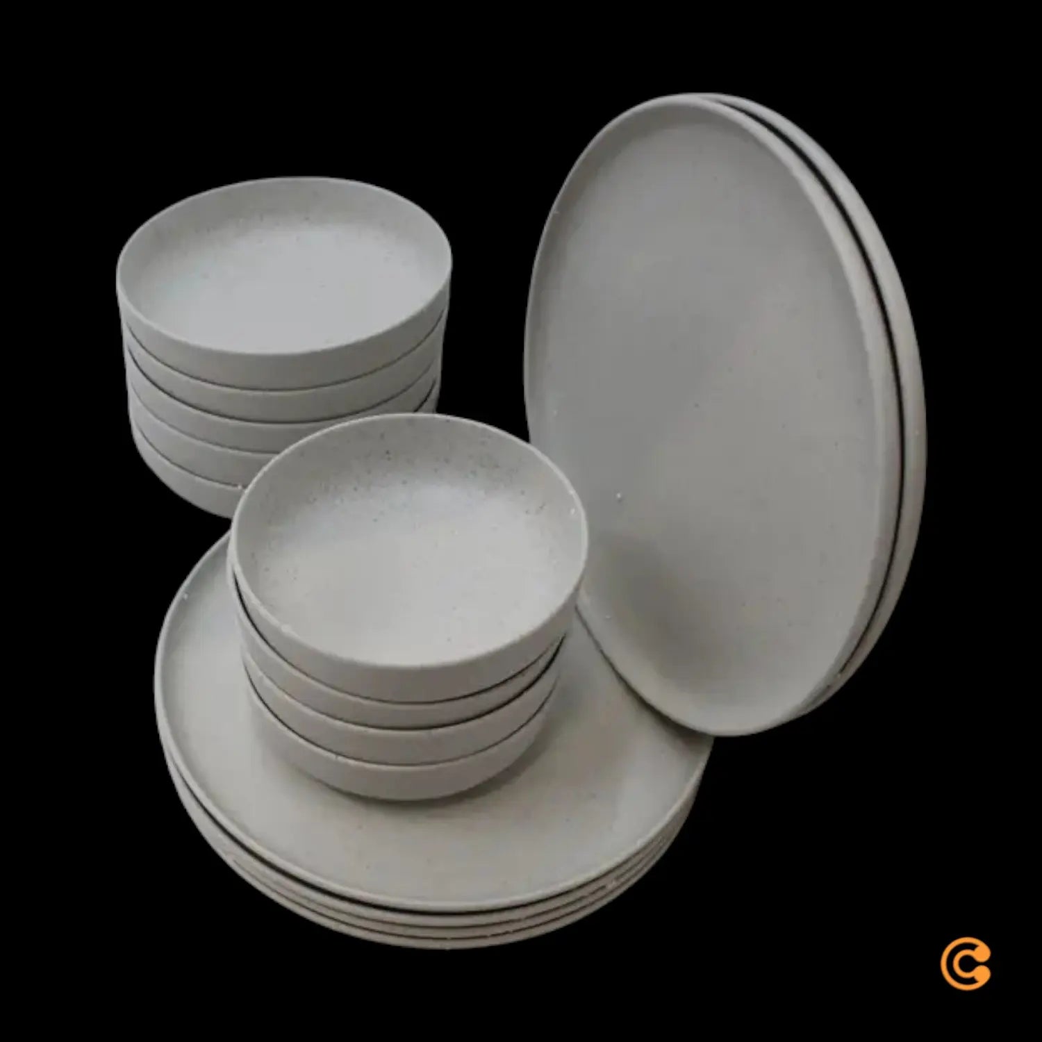 B-Ware Kütahya Porselen Tafelservice Geschirrset Moderna 6 Personen Siehe Text/Foto - 8697828693525