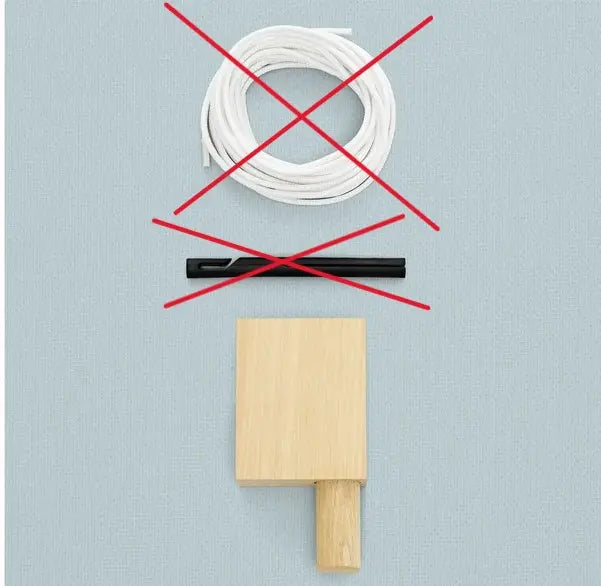 B-Ware Kvadrat Aufhängevorrichtung Vorhangsystem Curtain Eiche 100 Holz Siehe Text/Foto - 4250298788982