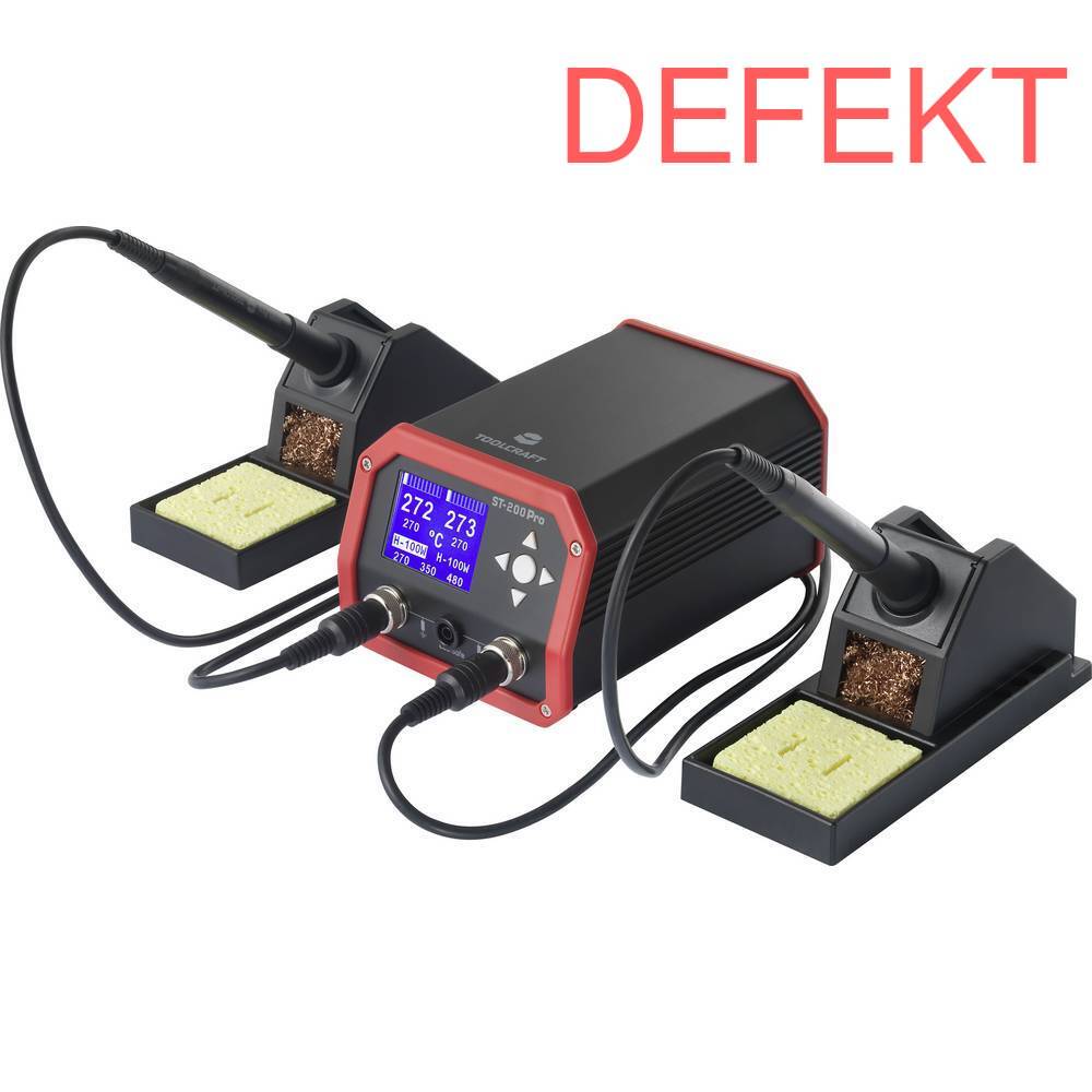 D-Ware Toolcraft St 200 Pro Lötstation 230 W Löt Station Elektrogerät Defektware - 4064161023069
