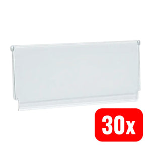 B-Ware La Ka Pe Regaleinsatz Trennwand Einsatz Regalkasten B152mm Transparent 30 Stück