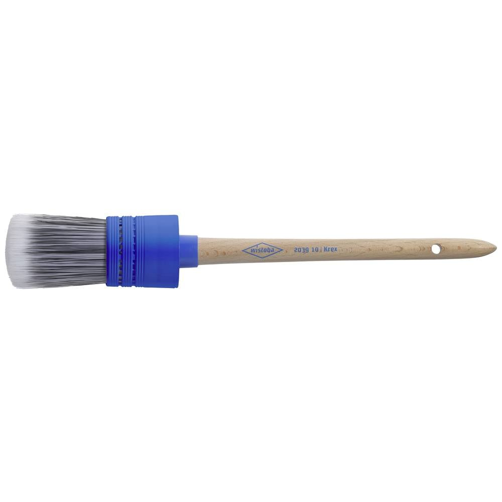 Wistoba Ringpinsel Lackierpinsel Krex Pinsel Blau Kunstfasern 45mm 5 Stück B-Ware