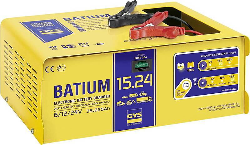 Gys Automatikladegerä T Batium 6/12/24 V 22 A überspannungs  Und Verpolungsschutz B-Ware - 3154020024526