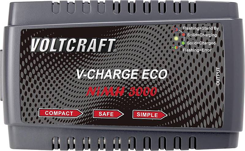 B-Ware Voltcraft Modellbau Ladegerät 230 V 3 A V Charge Eco Ni Mh 3000 Ni Mh Ni Cd 35 W - 4016139057538