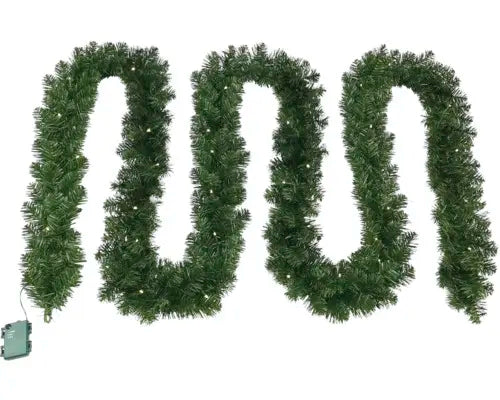 B-Ware Lafiora Girlande Weihnachtsgirlande Led Weihnachtsgirlande Grün 40 Le Ds 500 Cm - 4306516369218