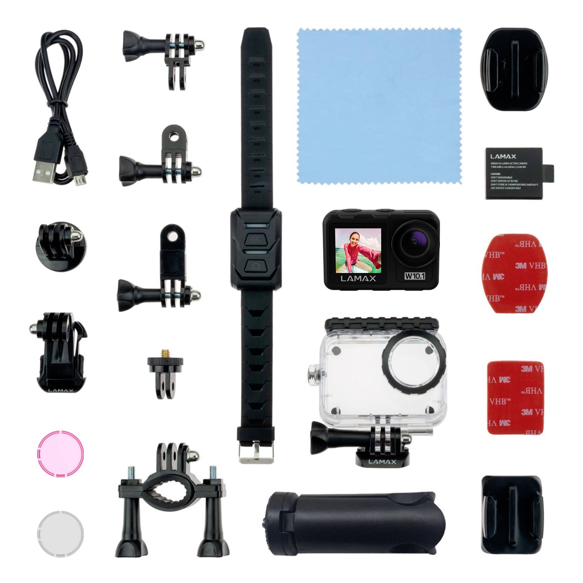 Lamax Action Cam W10.1 Kamera Digitalkamera Multimediakamera 4K 60 DEFEKTWARE - 8594175355550