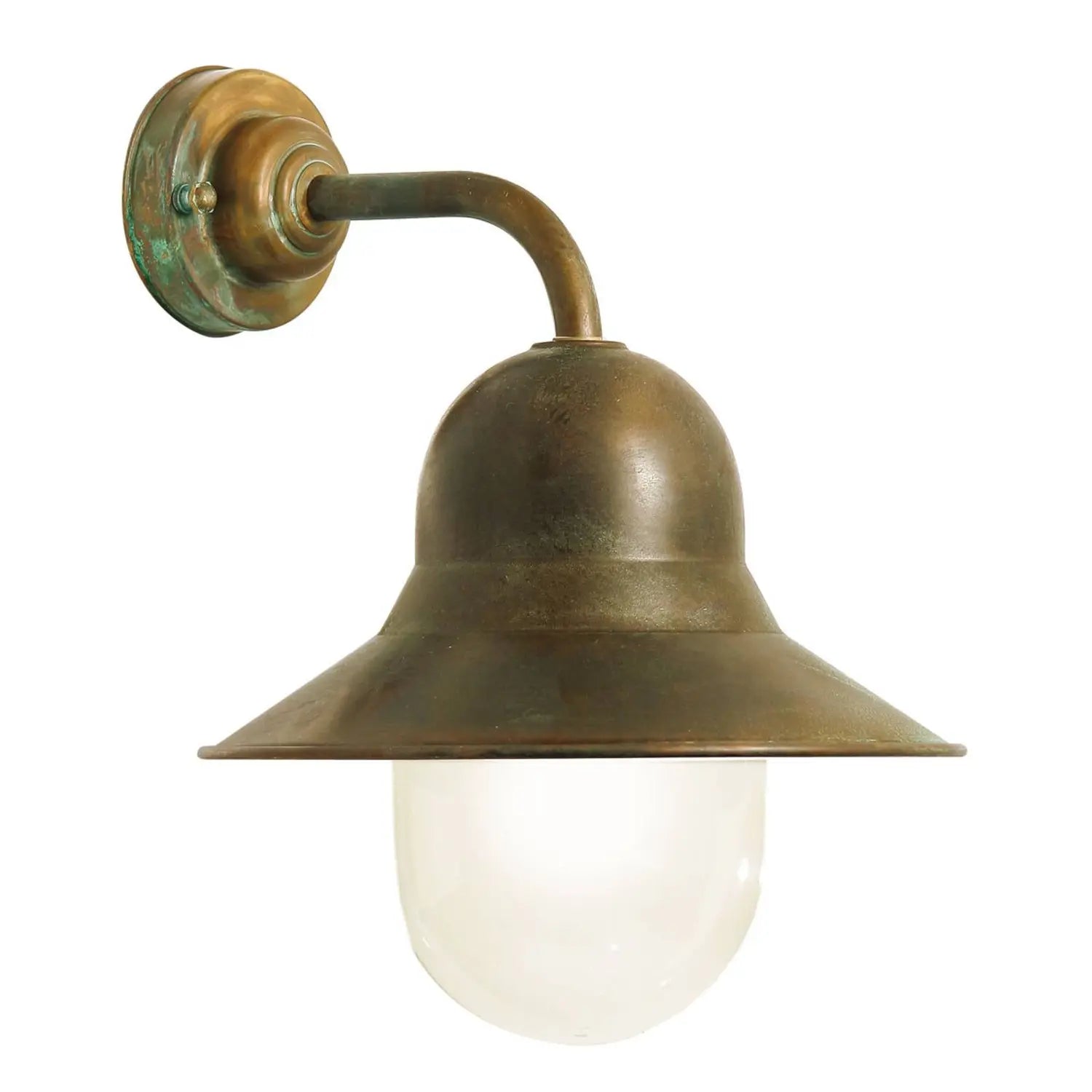 B-Ware Lampara Außenwandleuchte Wandlampe Beleuchtung Messing Außenbereich Fassade  - 8021035014512