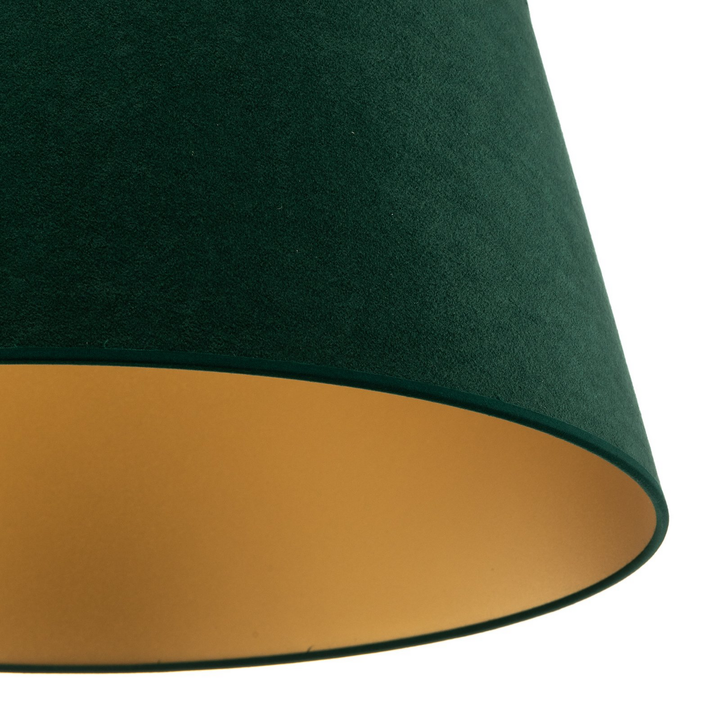 Duolla Lampenschirm Schirm Leuchte Dunkelgrün Gold Cone Höhe 225 Cm E27 Lampe B-Ware - 5903689185462