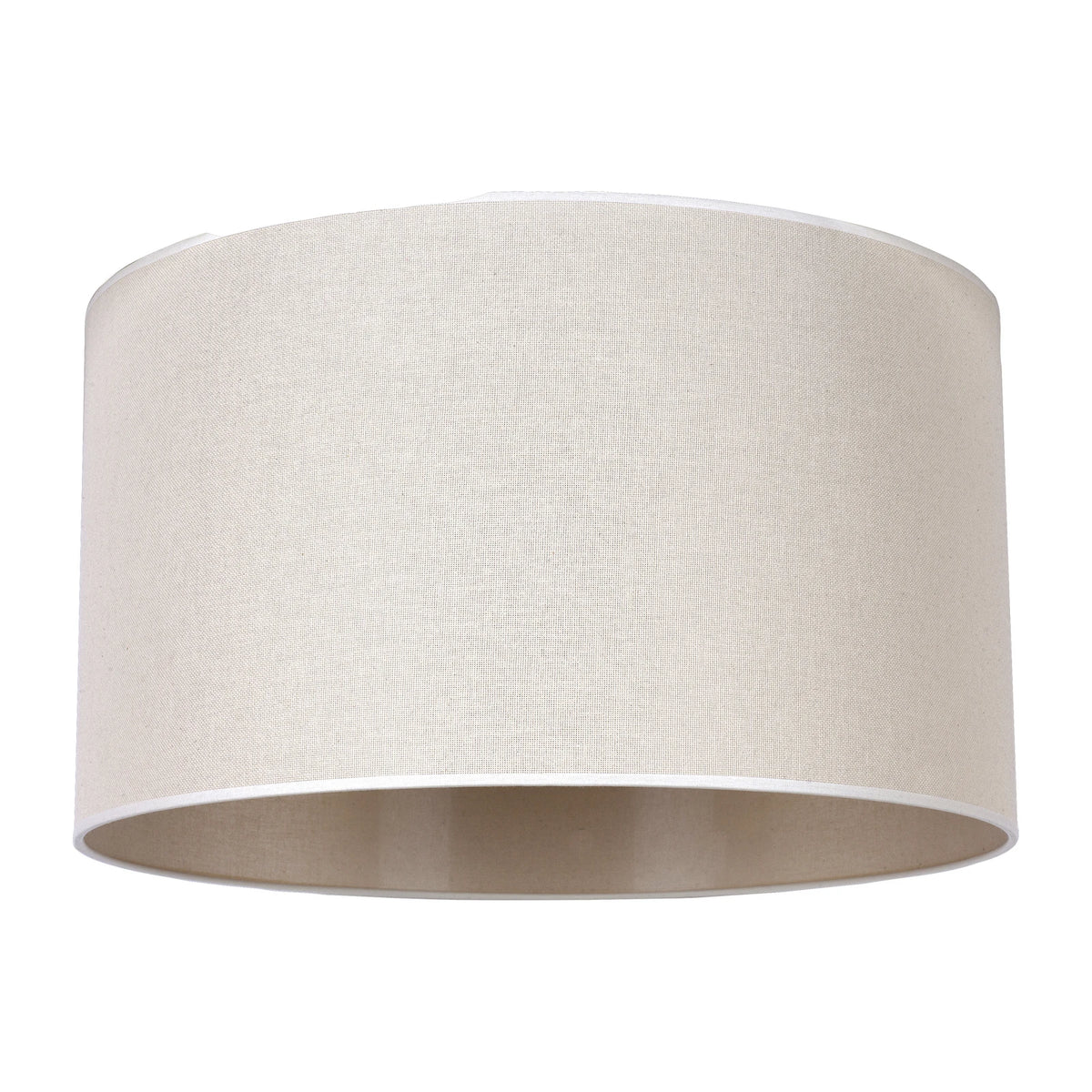 Duolla Lampenschirm Schirm Roller Baumwolle beige Ø 40 cm Höhe 22 cm Ersatz - 5903240292981