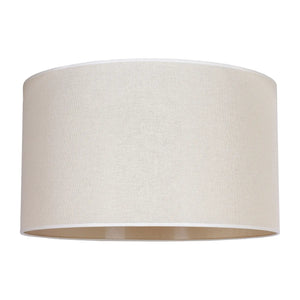 Duolla Lampenschirm Schirm Roller Baumwolle Beige ø 40 Cm Höhe 22 Cm Ersatz
