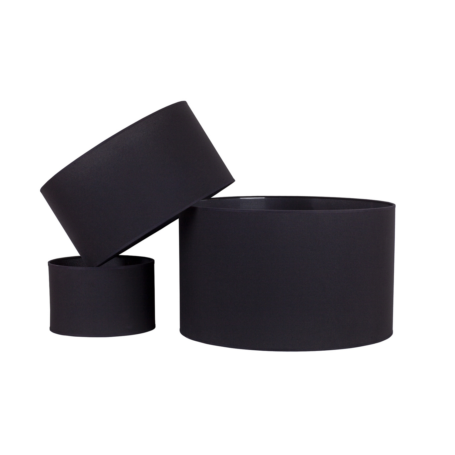 Euluna Lampenschirm Roller ø 50 Cm Schwarz Deko Schirm Leuchtenschirm Für E27 B-Ware - 5903689184779