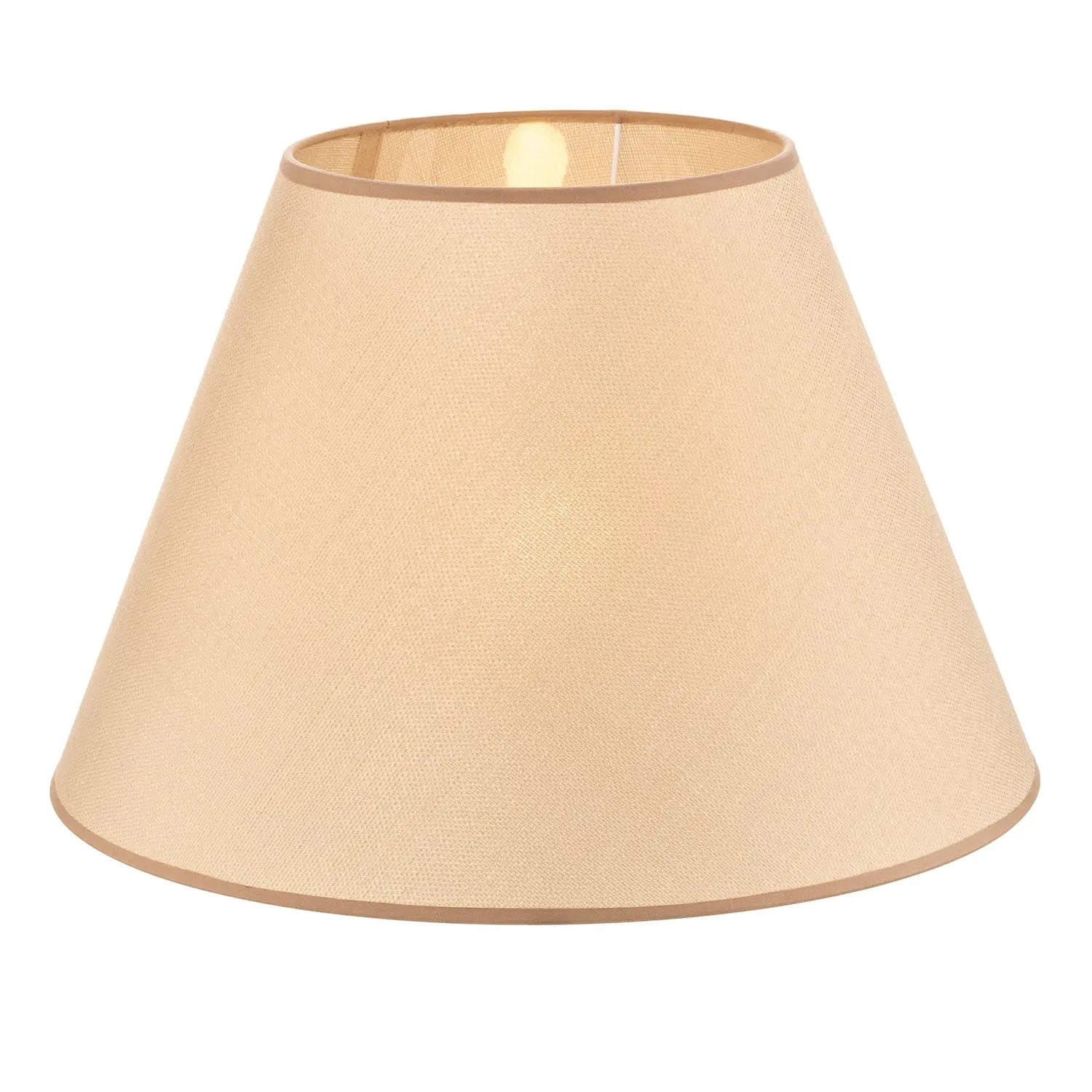B-Ware Sofia Lampenschirm Schirm Textil Beige Veroni Höhe 31 Cm Made In Europe - 5903689185981