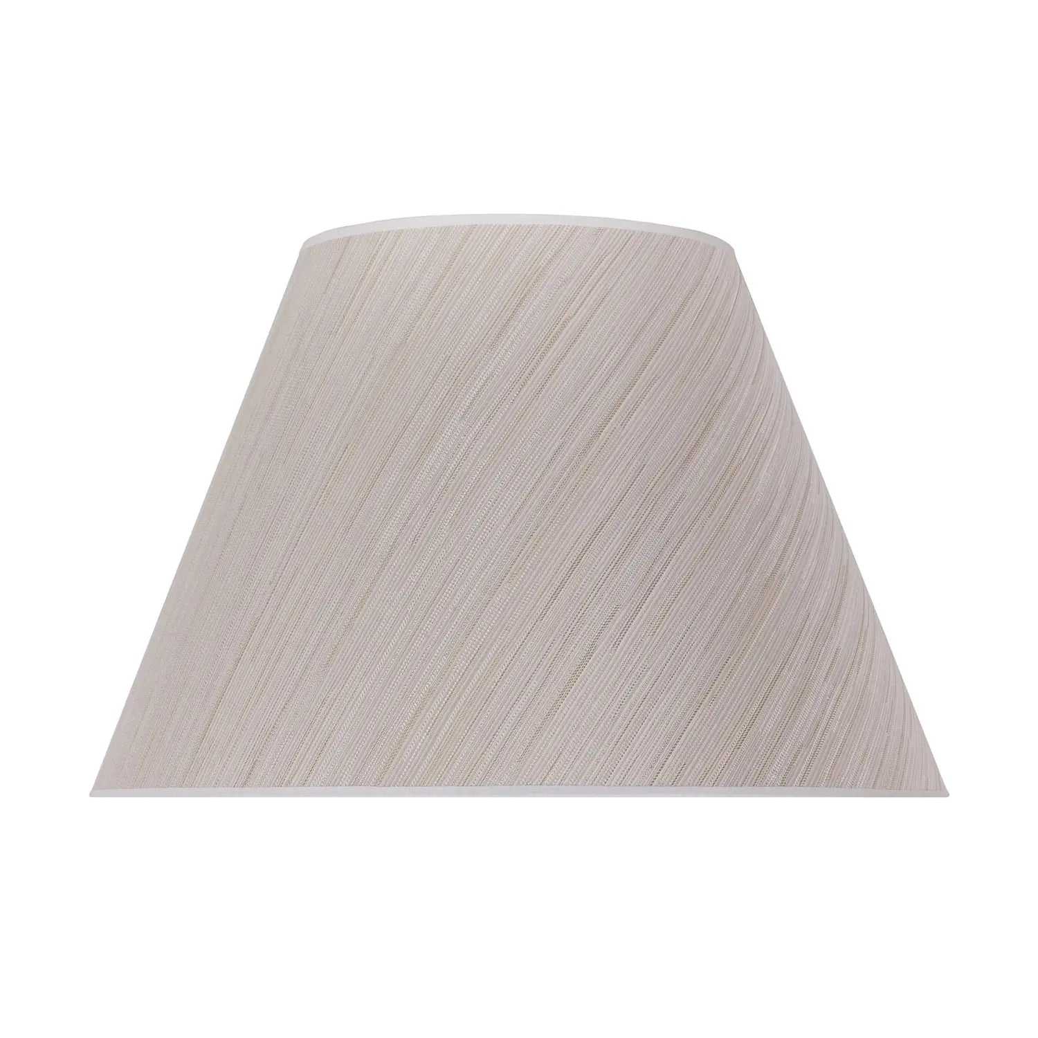 B-Ware Lampenschirm Schirm Sofia Textil Weiß Gold Gestreift Innenraum Höhe 31cm - 5903689186308