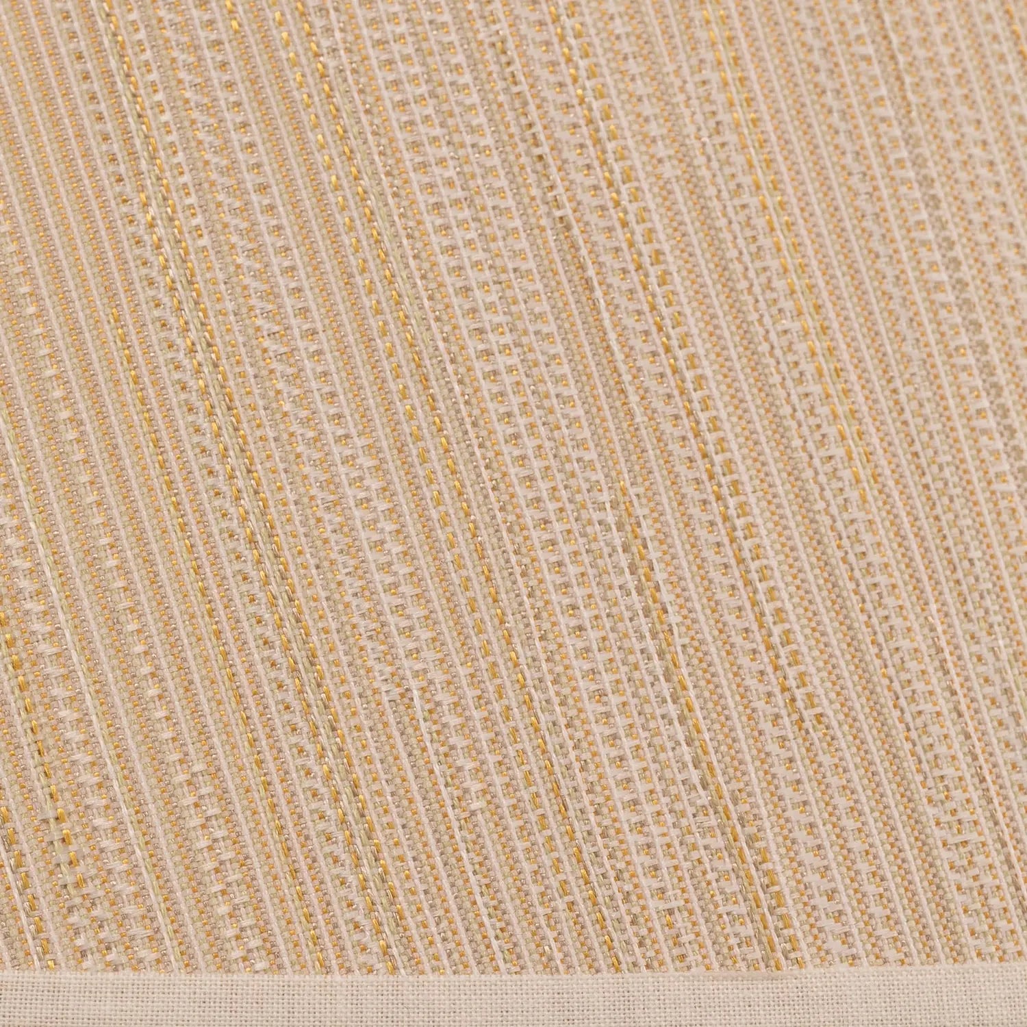 B-Ware Lampenschirm Schirm Sofia Textil Weiß Gold Gestreift Innenraum Höhe 31cm - 5903689186308