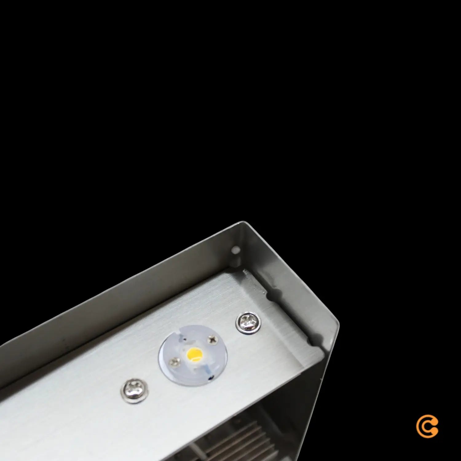 B-Ware Lampenwelt Wandleuchte Wandlampe Metall Cob Led Enja Silber Beleuchtung 46 Cm - 4251096510577
