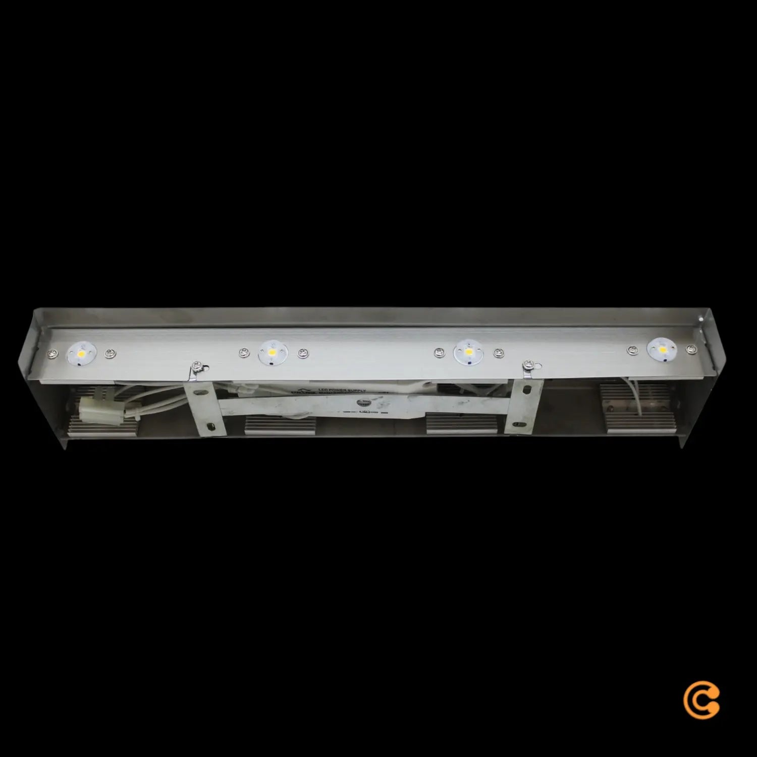 B-Ware Lampenwelt Wandleuchte Wandlampe Metall Cob Led Enja Silber Beleuchtung 46 Cm - 4251096510577