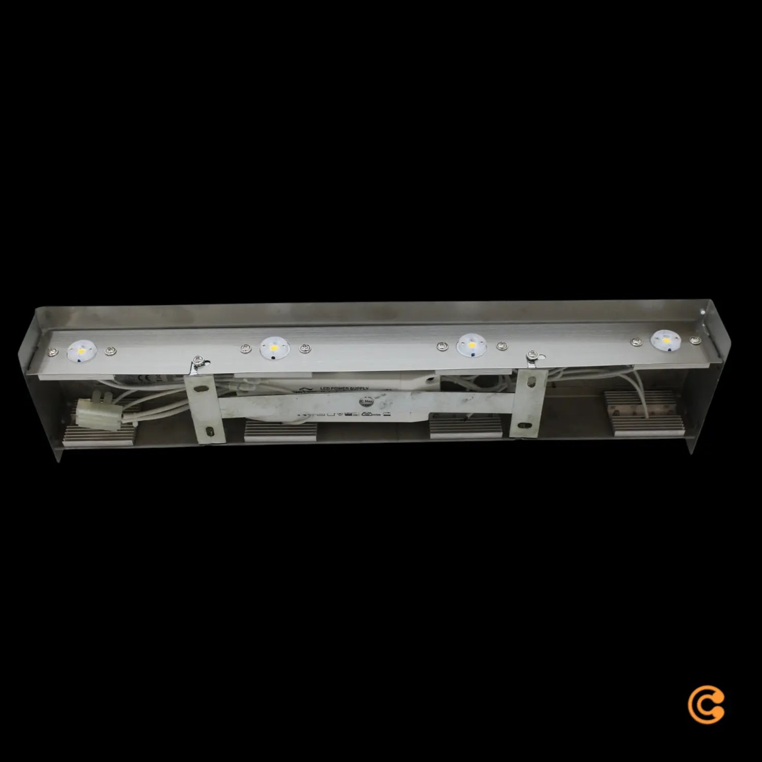 B-Ware Lampenwelt Wandleuchte Wandlampe Metall Cob Led Enja Silber Beleuchtung 46 Cm - 4251096510577