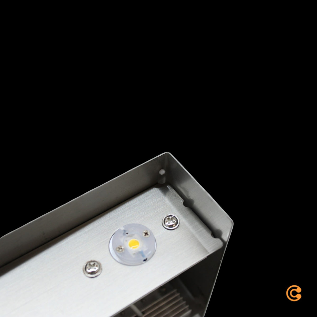 Lampenwelt Wandleuchte Wandlampe Metall COB LED Enja Silber Beleuchtung 46 cm - 4251096510577