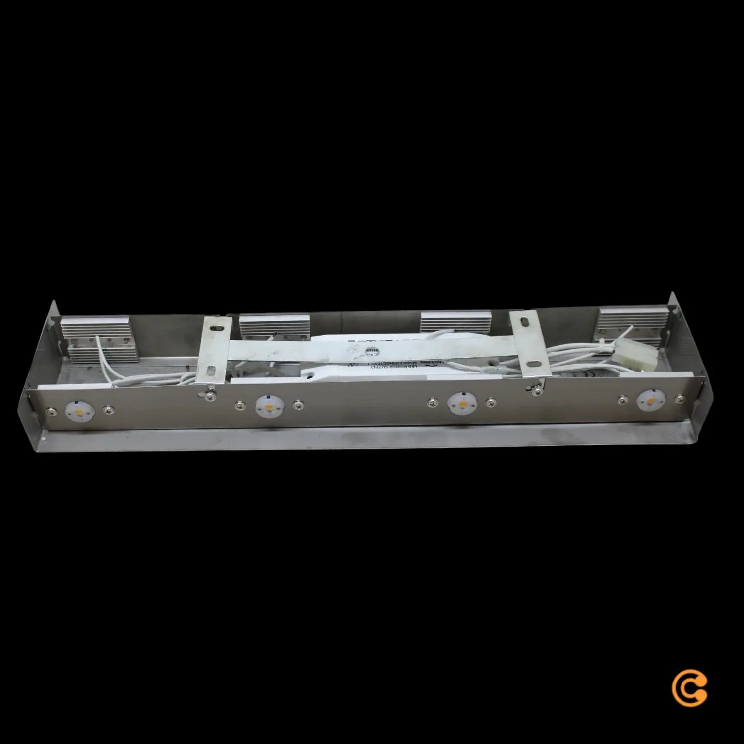 B-Ware Lampenwelt Wandleuchte Wandlampe Metall Cob Led Enja Silber Beleuchtung 46 Cm - 4251096510577