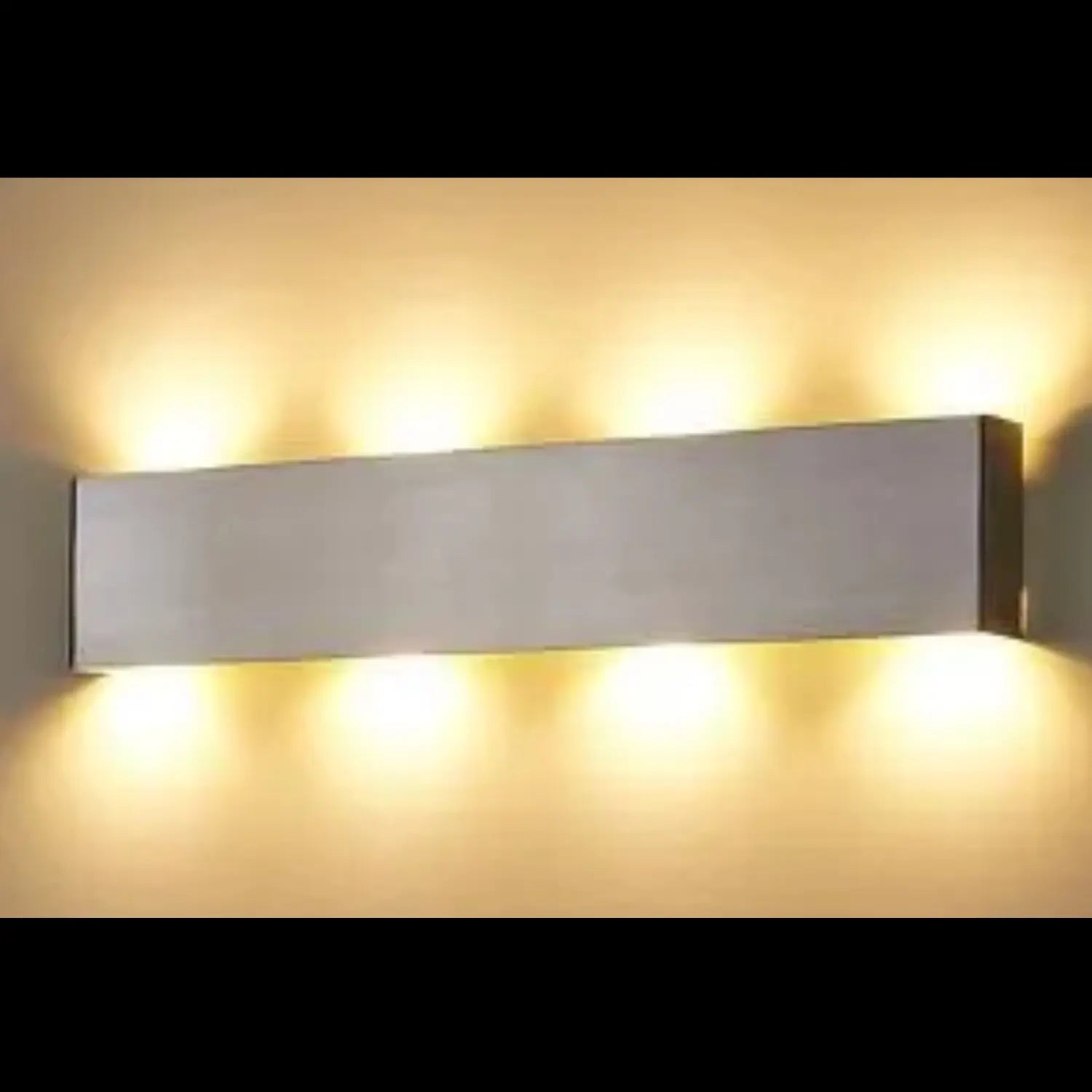 B-Ware Lampenwelt Wandleuchte Wandlampe Metall Cob Led Enja Silber Beleuchtung 46 Cm - 4251096510577