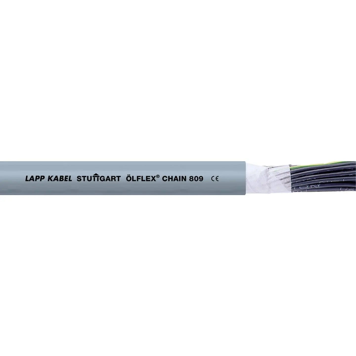 B-Ware Lapp Schleppkettenleitung Steuerleitung ölflex Chain 809 Grau 4 G 0.5 Mm² 100 M - 4044776029830