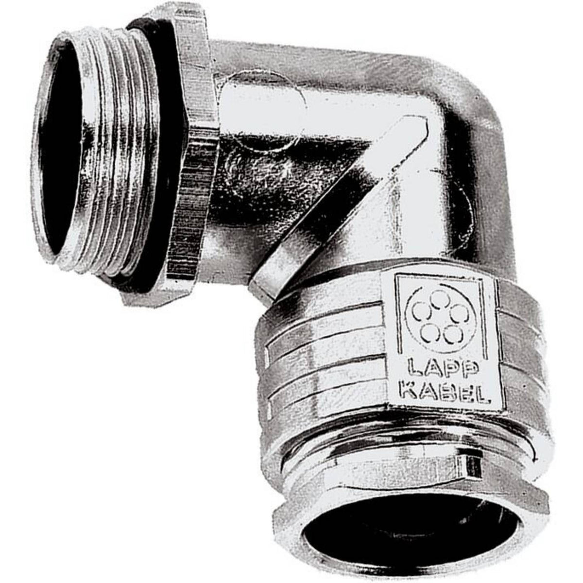 LAPP Winkelverschraubung Kabelverschraubung PG16 Druckguss natur 10 Stück - 4044773352658
