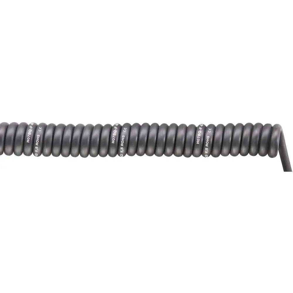 B-Ware Lapp Spiralkabel 2000mm 6000mm Spiral H07 Bq F Kabel Schwarz Polyurethan 3 G 1.5mm - 4044774809533
