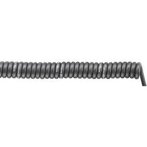 B-Ware Lapp Spiralkabel 2000mm 6000mm Spiral H07 Bq F Kabel Schwarz Polyurethan 3 G 1.5mm