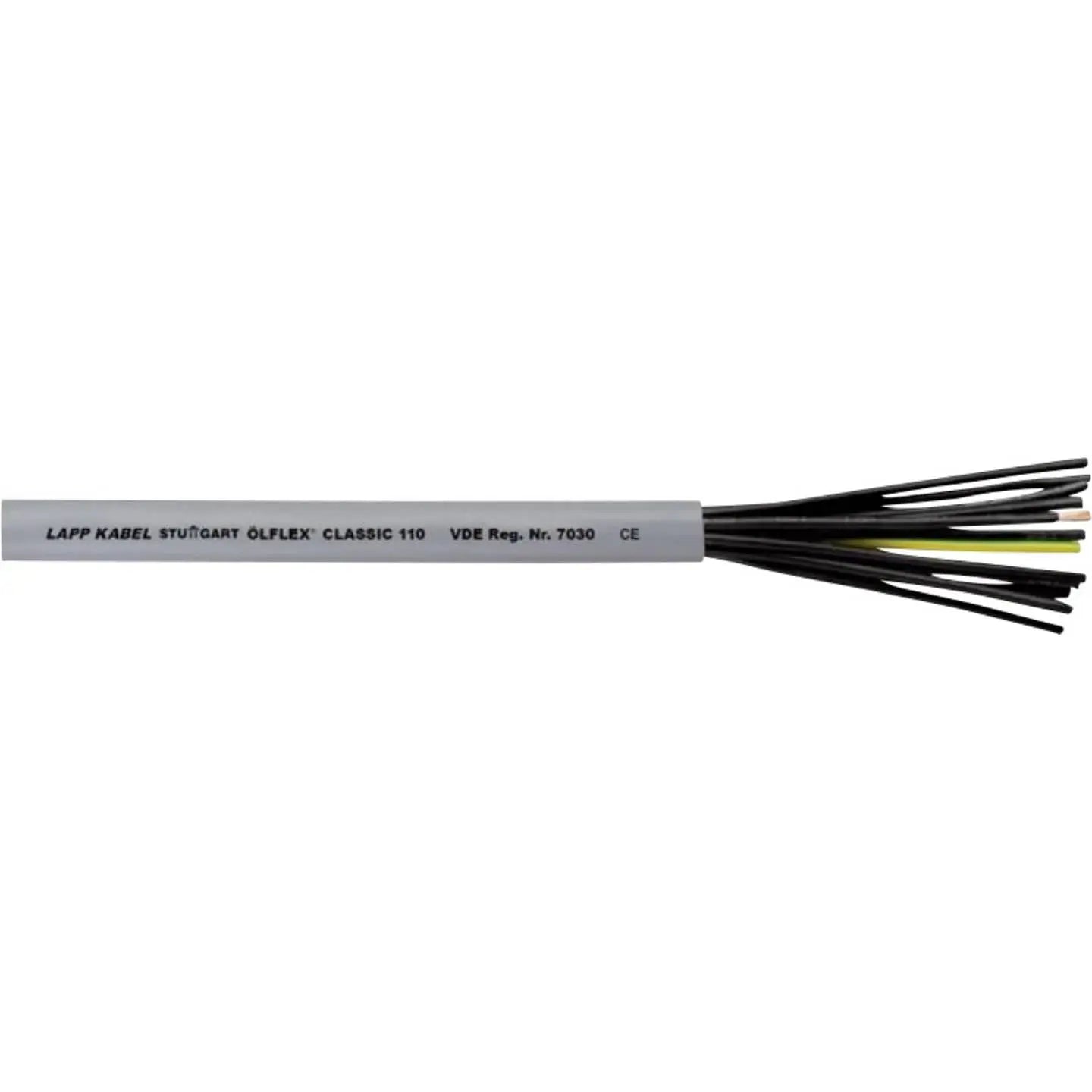 B-Ware Lapp Steuerleitung Steuerkabel ölflex Classic 110 Anschlussleitung Grau 50 M - 4044774552361