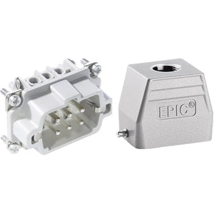 B-Ware Lapp Steckverbinder Set Verbinder Epic Kit H Be 6 Stifteinsatz Tüllengehäuse