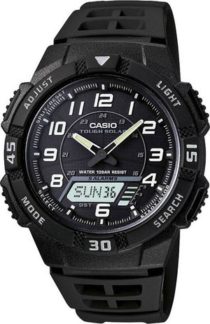 B-Ware Casio Armbanduhr analog 24H + Uhr Herrenuhr Kalender Herren-Armbanduhren Schwarz