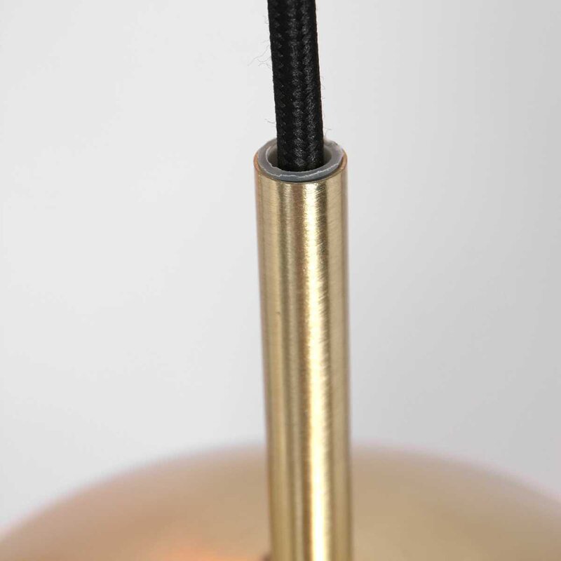 Steinhauer Hängeleuchte Pendelleuchte Lampe Bollique messing Glas Metall 6-flg - 8712746166415