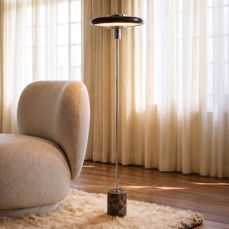 Lindby Stehleuchte Branford LED Retro Lampe Stehlampe Leuchte braun 130cm - 0000010053898