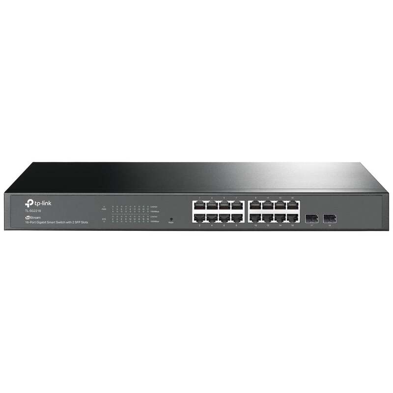 TP-LINK Netzwerk Switch TL-SG2218 16 Port 1 GBit/s Gigabit LAN SFP-Ports - 6935364006419
