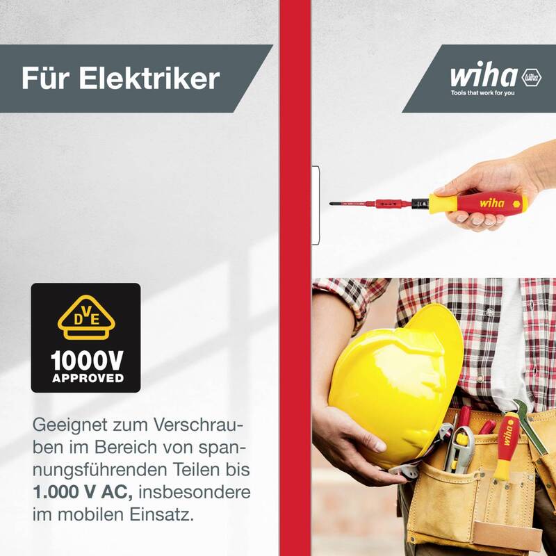 Wiha Drehmoment-Schraubendreher Drehmoment-Schrauber VDE 19-teilig 1-5Nm DIN - 4010995367916