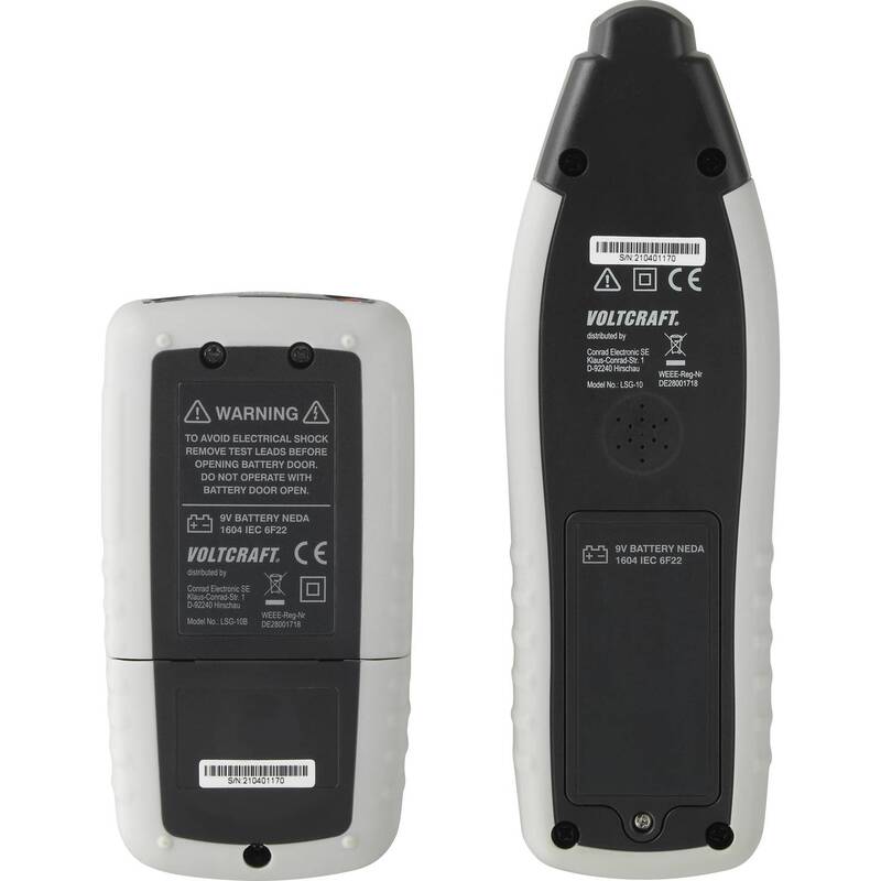 Voltcraft Leitungssucher LSG-10 Kabelsuchgerät mit digitaler Anzeige und Signal - 4016138628869