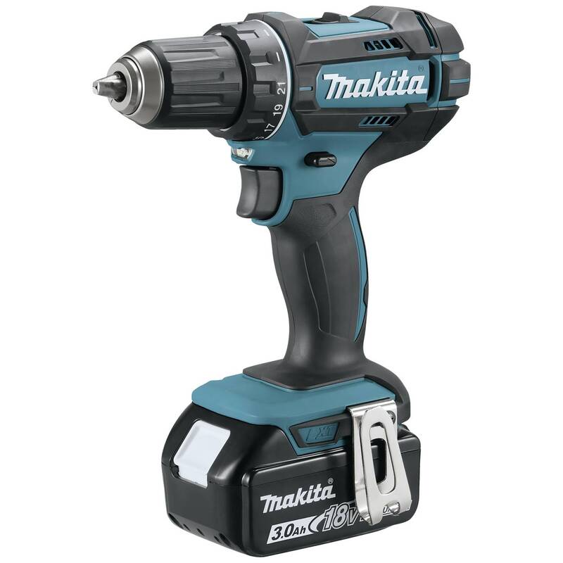 Makita Akku-Bohrschrauber DDF482RFJ 18V Werkzeug Bohrer Schrauber Akku 21 Stufen - 88381813655