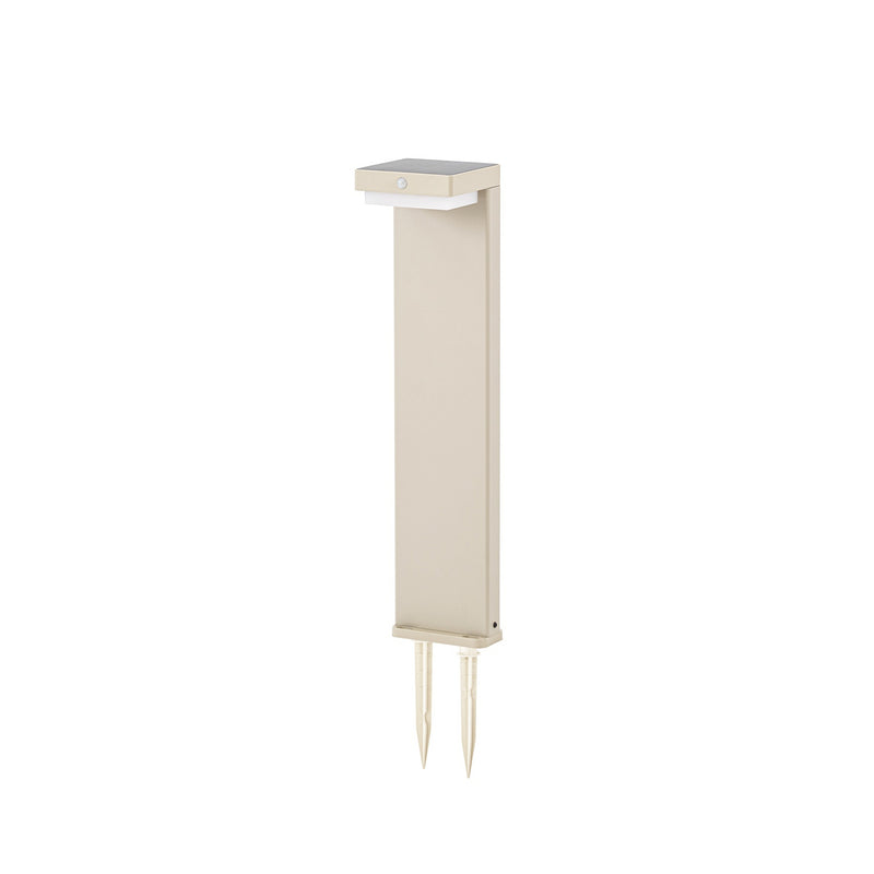 Lindby Sockelleuchte Wegeleuchte LED Solar Sensor Aluminium beige Außenleuchte - 4255830910456