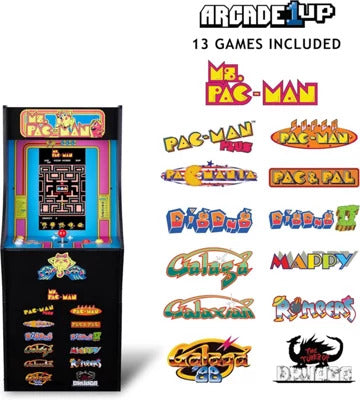 Ms. PAC-MAN Classic SE Arcade Spielautomat 13 Spiele Retro Spielmaschine 1150mm - 1210001602649