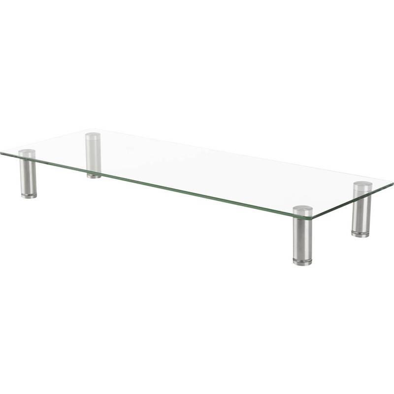 SpeaKa Professional Monitor-Erhöhung höhenverstellbar transparent 75-90mm 20kg - 4064161041346