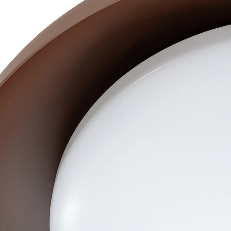 Lindby Deckenleuchte Florie LED Lampe Leuchte warmweiß braun Ø40cm 1200Lumen - 4255830911415