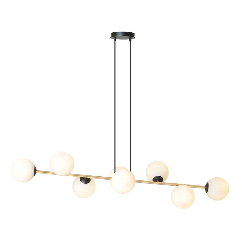 EMIBIG Lighting GRAVITY 8 BL OPAL Hängeleuchte Hängelampe SIEHE TEXT/FOTO - 4251911783742