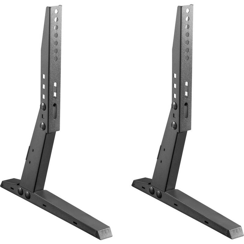 SpeaKa Professional TV-Standfuß Fernseher Halterung 33-94cm schwarz starr 35kg - 4053199523740