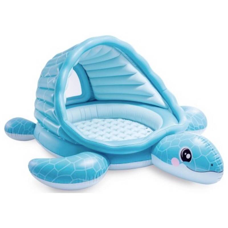 Intex Planschbecken Schildkrötenhaus Playland 119l Wasserspaß für Kinder blau - 6941057430423